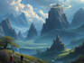 design stunning fantasy landscape