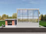 do architecture design with 3d model and render