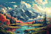 create professional landscape digital art