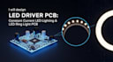 design led driver pcb,constant current led lighting and led ring light pcb