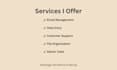 be your virtual assistant for admin tasks
