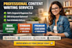 deliver compelling website copywriting and blog posts for your brand