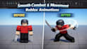 make smooth roblox animations, combat scenes, and custom character animation