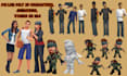 model, animate retro 3d low poly character in ps1, ps2, n64, vtuber, y2k style
