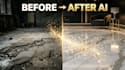 create ai construction video, ai timelapse and ai floor transformation video
