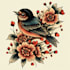 draw  a custom traditional old school tattoo