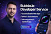 develop bubble io web app, build bubble mvp bubble saas as bubble app developer