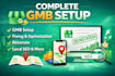 setup google  my business, reinstate and optimize gmb profile