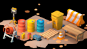 create low poly assets for your game or project