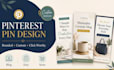 design branded pinterest pins for blogs, etsy shops, and online stores