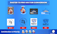 prepare high resolution print ready png files for dtf dtg printing
