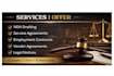 draft legal contracts, agreements and nda for you
