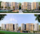 3d mixed use development,d5 residential compound,aerial view render,green space