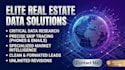 do professional real estate data entry and property research