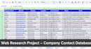 accurate web research and company data