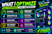 optimize gaming pc laptop, boost fps, repair windows, fix lag, warzone valorent