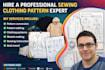 be your sewing pattern for custom garment pattern  grading in pdf and dxf files