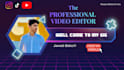 do professional video editing for youtube and insta reels