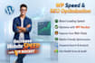 increase website speed or wordpress speed optimization using wp rocket