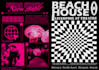 design rave concert event party flyer poster