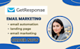 setup getresponse email automation getresponse landing page email marketing