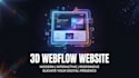 build 3d interacted webflow 3d animated website with spline threejs and gsap