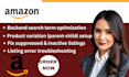 amazon fba listing seo writing optimization variation issue flat file ppc ebay