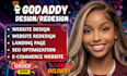 godaddy website design godaddy website redesign godaddy website