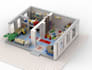 design custom 3d lego moc, 3d lego model with xml partlist and pdf instructions