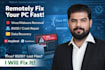 clean your computer, remove viruses, and reinstall windows
