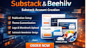 setup substack beehiiv, brevo, ai newslwtter, beehiiv website