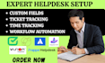 setup helpdesk steadypoint mojo jira plumsail visionjakweb jitbit helpdesk