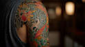 make a traditional japanese irezumi tattoo