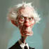 draw artistic cartoon caricatures