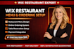create wix restaurant menu, wix online ordering system and wix reservation page
