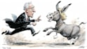 create any current political cartoon