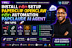install n8n setup paperclip openclaw n8n automation papclaude ai agent on vps