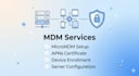 set up apple mdm, apns, and device enrollment professionally