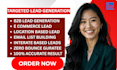 provide targeted builtwith leads with tech stack and contact details