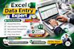 do excel data entry, data cleaning, formatting and reports