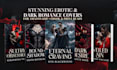 design a stunning book cover dark romance erotic cover for amazon KDP