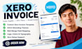 custom xero invoice template docx branding themes and branded invoice