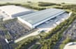 design 3d aerial views render,remodel business park development,warehouse layout