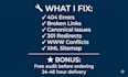 fix shopify SEO errors, 404 redirects, indexing, canonical tags and cwv