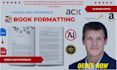 kdp book formatting, paperback, ebook and layout design for pdf print
