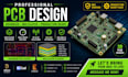 do professional pcb design, multilayer pcb, schematic, electronics engineering