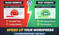 speed up wordpress website, fix core web vitals, improve SEO