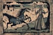 make a medieval woodcut style illustration