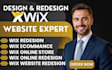 redesign wix ecommerce website wix online store wix store redesign