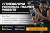 do fitness website gym website personal trainer website